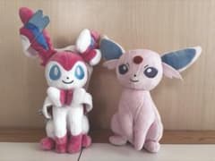 포켓몬 봉제 인형 에피 & 닌피아 2 체 세트 높이 23cm