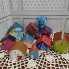 革のお家 ミニチュアオブジェ シルバニア ハニーベア フォーチュンワンダフレンドのサムネイル