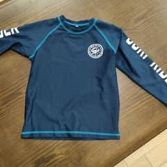 キッズ ラッシュガード ネイビー 長袖のサムネイル