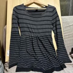 H&M MAMA マタニティ ボーダー トップス ニット XSのサムネイル
