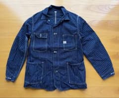 ウエアハウス WAREHOUSE 2110 カバーオール 38 ストライプのサムネイル