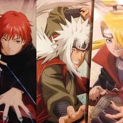 NARUTOキャラポスター サソリ&デイダラ&自来也のサムネイル