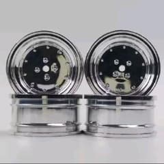 1/10 RC メッキホイール 4本セット 深リム マーク1 ラジドリ 旧車のサムネイル