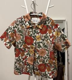 earth music&ecology 半袖 花柄シャツのサムネイル