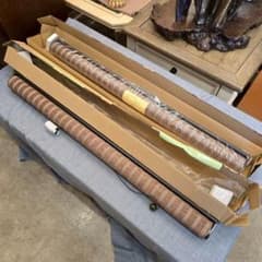 iΦ【 新品 】2本セット ロールスクリーン プルコート式 和風 すだれ調 iΦ【 新品 】2本セット ロールスクリーン プルコート式 和風 すだれ調