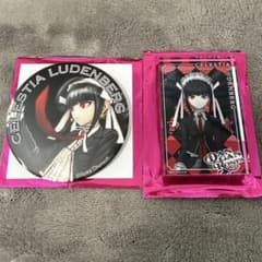 セレス ダンガンロンパ 15周年記念展 アクリルブロック BIG缶バッジ