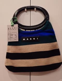 MARNI MARKET ストライプポートバッグ - メルカリ