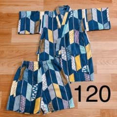 甚平 男の子　120 矢絣柄のサムネイル