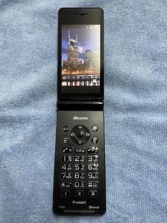 docomo P-01J P-smart ケータイ ブラック ドコモ ガラケー - メルカリ