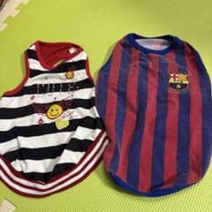 犬用 ベスト 2枚セット ボーダー柄 FCBのサムネイル