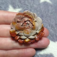アラシャン瑪瑙 花 ブレスレットパーツのサムネイル