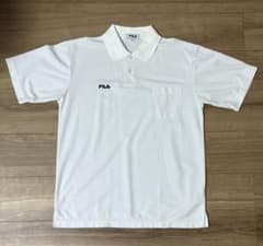 FILA ホワイト ポロシャツ Lサイズのサムネイル
