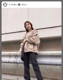 【Kastane】ダメージ裏起毛BIGスウェットのサムネイル