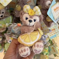 香港ディズニーサマー レモン シェリーメイ ぬいぐるみキーチェーン