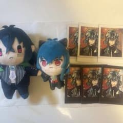 悪魔執事と黒い猫 あくねこ ぬいぐるみ ブロマイド セット バスティンのサムネイル