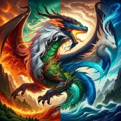ドラゴンアート紙沢光a4ポスター額付き発送 - メルカリ