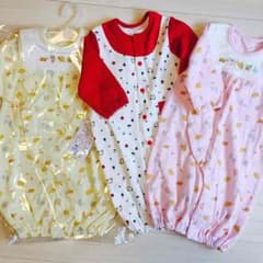 新品タグ付き＊カバーオール３点セットのサムネイル