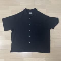 FREAK'S STORE 半袖オープンカラーシャツ ブラック Sのサムネイル