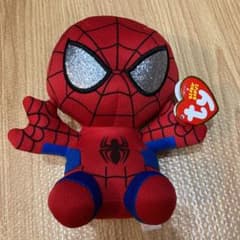 新品【Ty】Marvel スパイダーマンぬいぐるみ(キャラクター、ヒーローのサムネイル