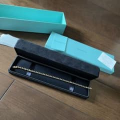 tiffany tチェーンブレスレット　k18のサムネイル