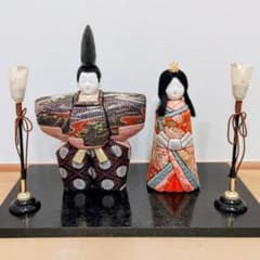 雛人形 木目込人形 昭和レトロ 伝統工芸 ハンドメイド 平飾り 親王飾り