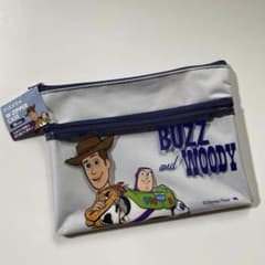 【新品未使用】タグ付！ ピクサー トイ・ストーリー ダブルジッパーケース