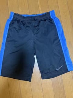 NIKE ハーフパンツ ショートパンツ ブラック×ブルー