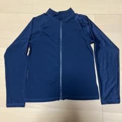 キッズ ネイビー ラッシュガード 長袖のサムネイル