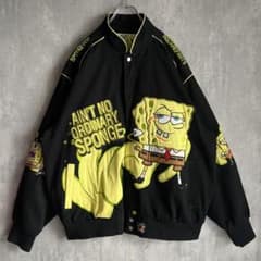 JH Design ジェフハミルトン スポンジボブ レーシングジャケット 2XL