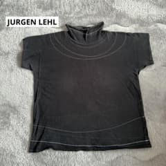 JURGEN LEHL ヨーガンレール トップス Tシャツ 半袖 黒 - メルカリ