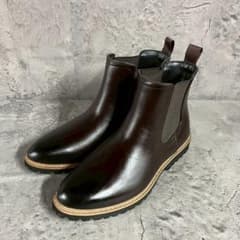 ing Side Gore Rain Boots, Dark Brown, Size M