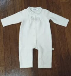 ​【美品】SLAP SLIP レース リボン フリース カバーオール 80cmのサムネイル
