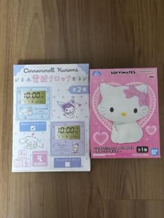 【新品】サンリオキャラクターズ　2点セット　電波クロック　SOFVIMATES