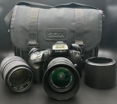 撮影セット｜ミノルタ α-101si ＋ SIGMAズームレンズ2本 - メルカリ