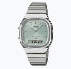 CASIO クォーツ 腕時計 ミントグリーン 値段交渉⭕️ - メルカリ