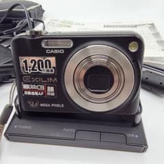 動作確認済 CASIO EXILIM EX Z1200 ブラック デジカメ - メルカリ