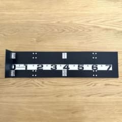 釣り用板メジャー　ハンドメイド　ステッカー付のサムネイル