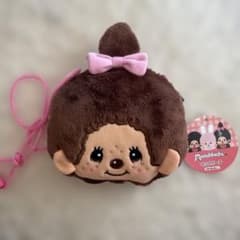 モンチッチ ネックポーチ モンチッチちゃん ポシェット ピンク - メルカリ