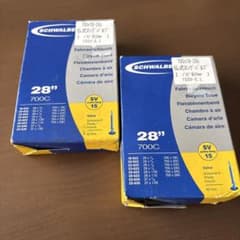 SCHWALBE 自転車用インナーチューブ 15SV-E.L 2本セットのサムネイル