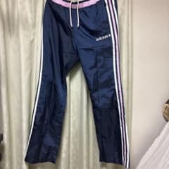 adidas ジャージパンツ L ネイビー/ピンクのサムネイル