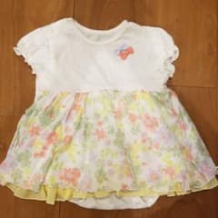 ワンピース ロンパース　80 花柄のサムネイル