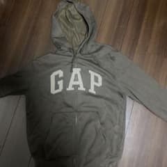 GAP ジップアップパーカー ベージュ mサイズのサムネイル