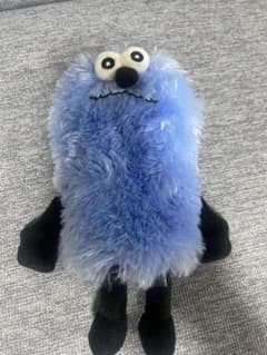 GU 퍼핏슨순 봉제인형 파우치 블루
