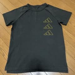 adidas アディダス Tシャツ ブラック イエローのサムネイル