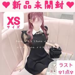 ドットチュールカラーワンピースSMD0292M ハニーミュウ ブラック XS