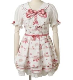 Lizlisa Creamy Berry柄セットアップ ホワイト 新品未使用 - メルカリ