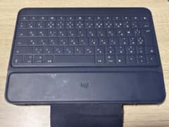 第9世代対応Logi iPad キーボードケース 紺 ネイビー - メルカリ