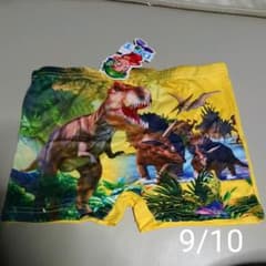 新品未使用サイズ9/10恐竜パンツ 黄色☆のサムネイル