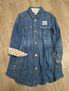 OjiOji様専用　Lee　デニム風ワンピースチュニック　120のサムネイル