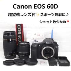 Canon EOS 60D☆超望遠レンズ付☆一眼レフカメラ☆スポーツ観戦に